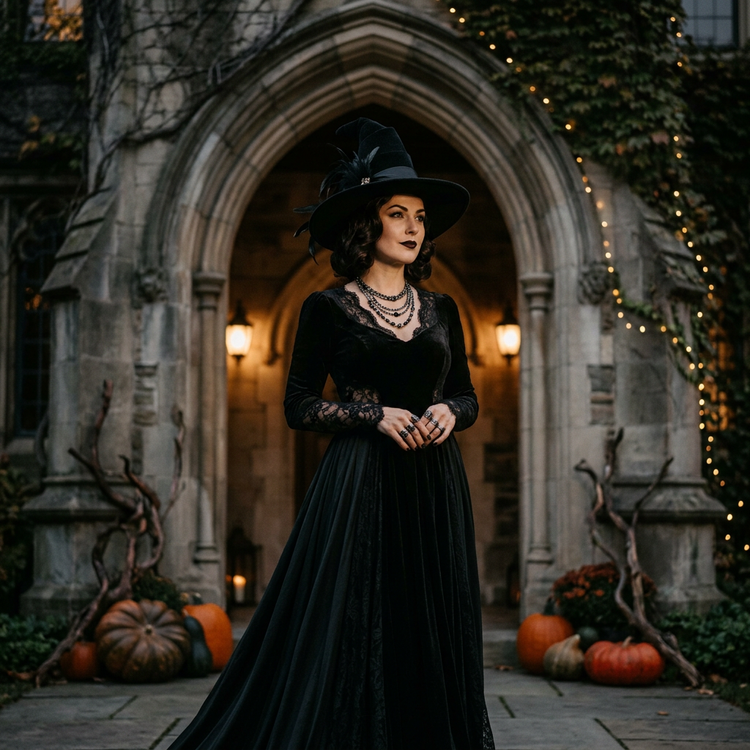 Witch-inspired fashion editorial