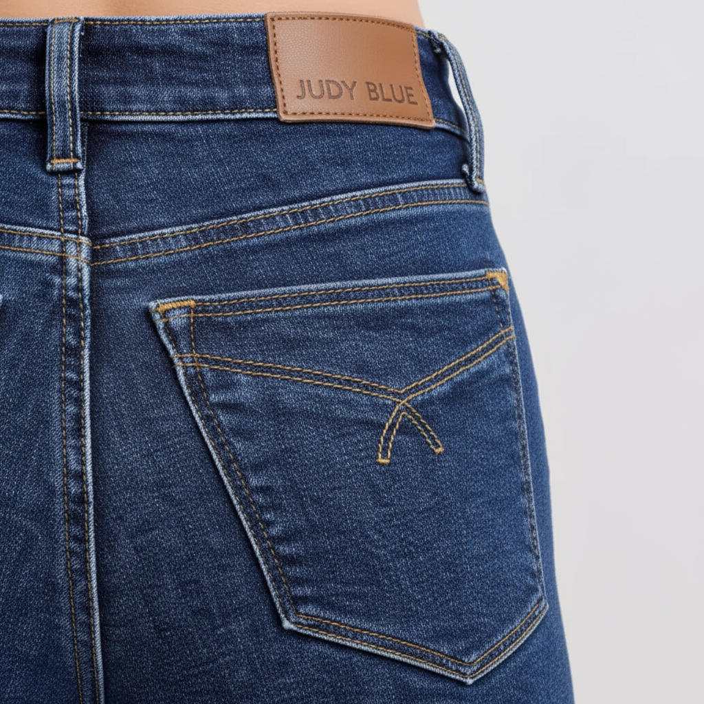 Judy Blue Full Size High Waist Tummy Control Denim Shorts Plus Size