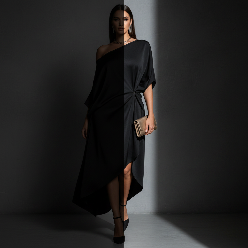 Full Size Asymmetrical One-Shoulder Drape Dress Plus Size