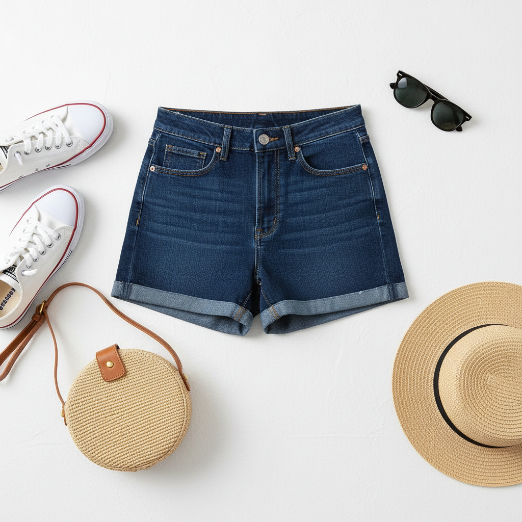 Judy Blue Full Size High Waist Tummy Control Denim Shorts Plus Size
