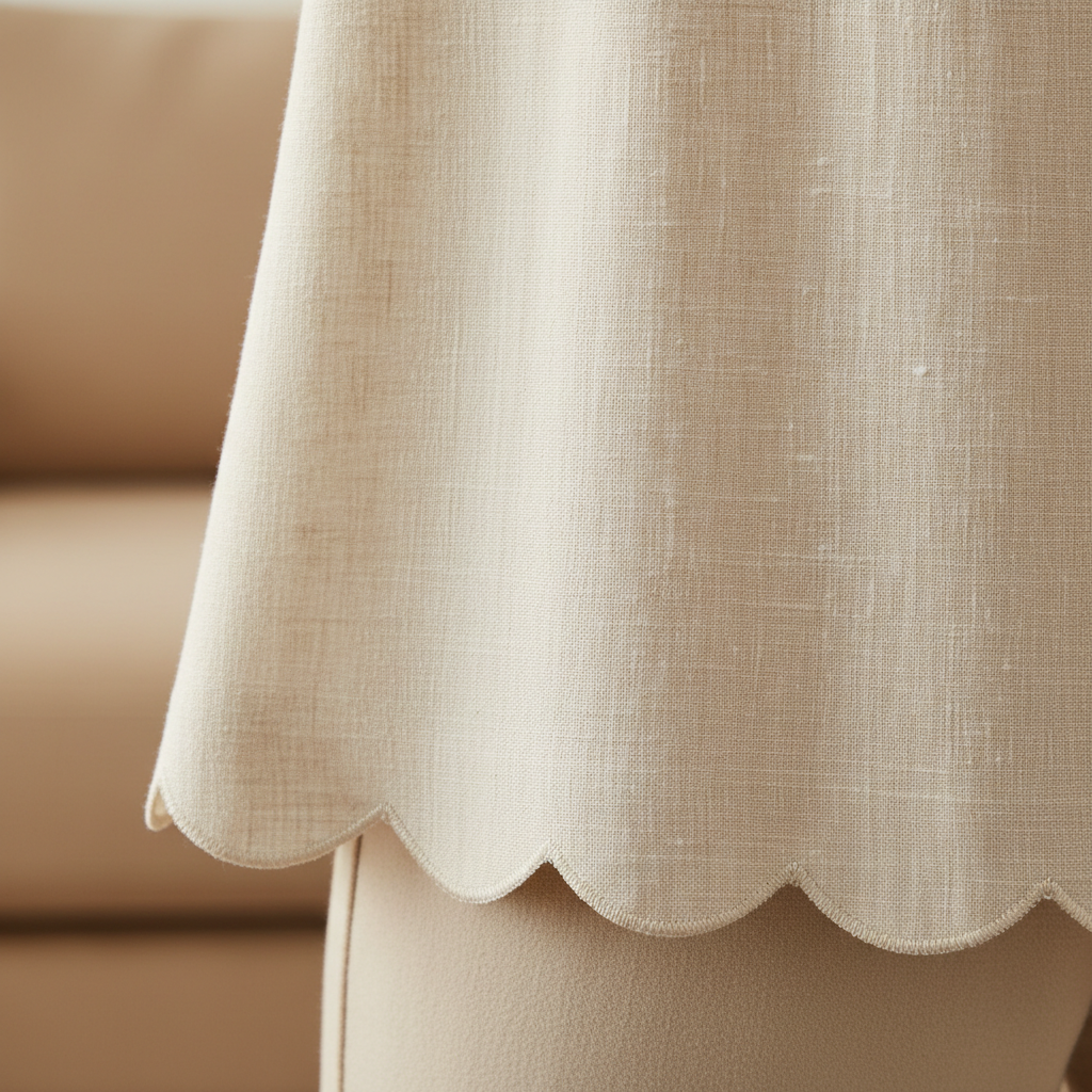 Scalloped Hem Detail Shot