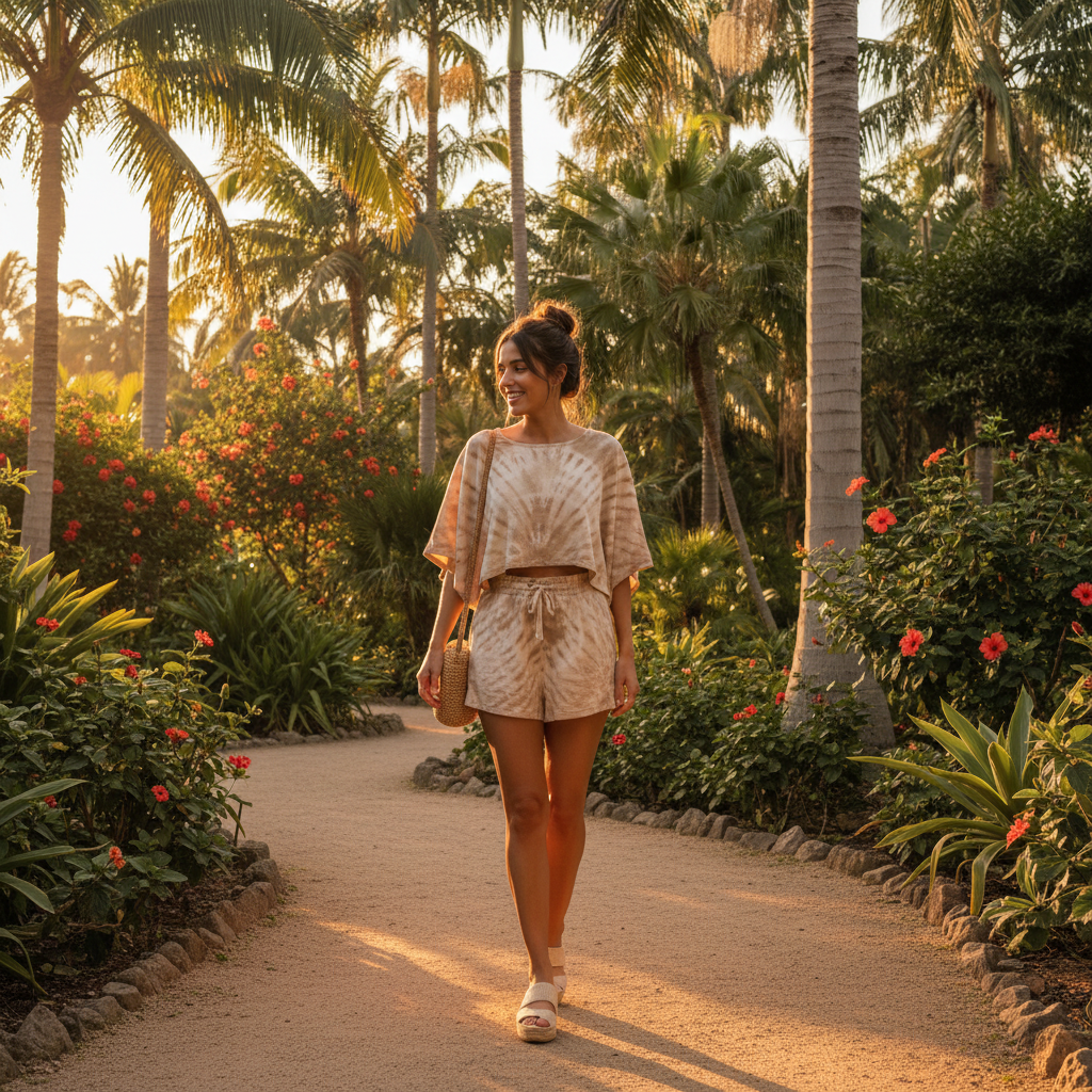Botanical garden - golden hour