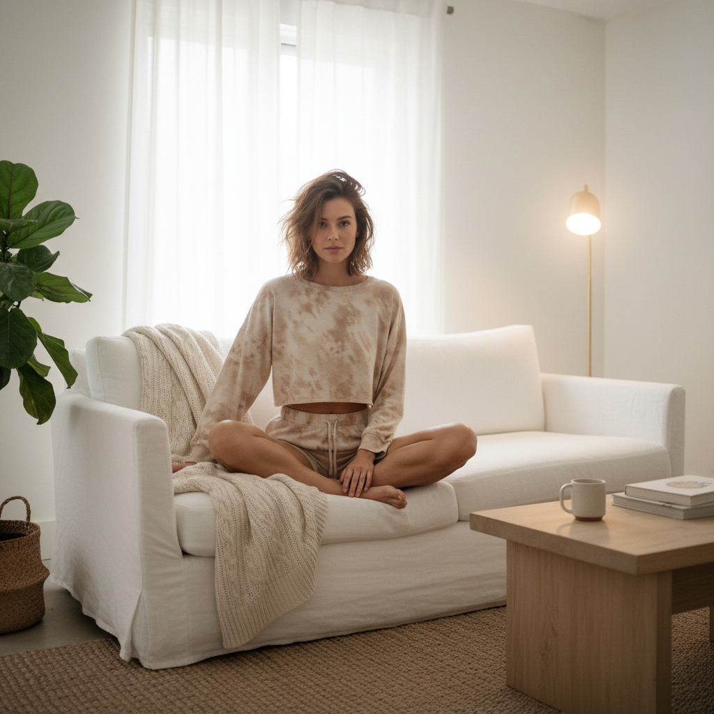 Cozy indoor - white couch