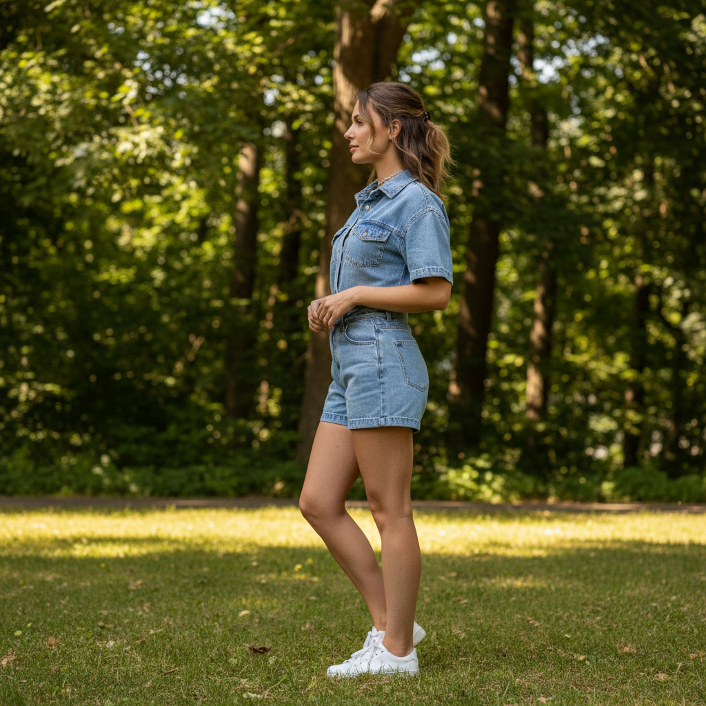 Light blue - side profile park