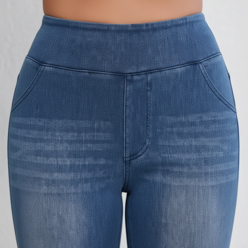 High-Waisted Skinny Jeans